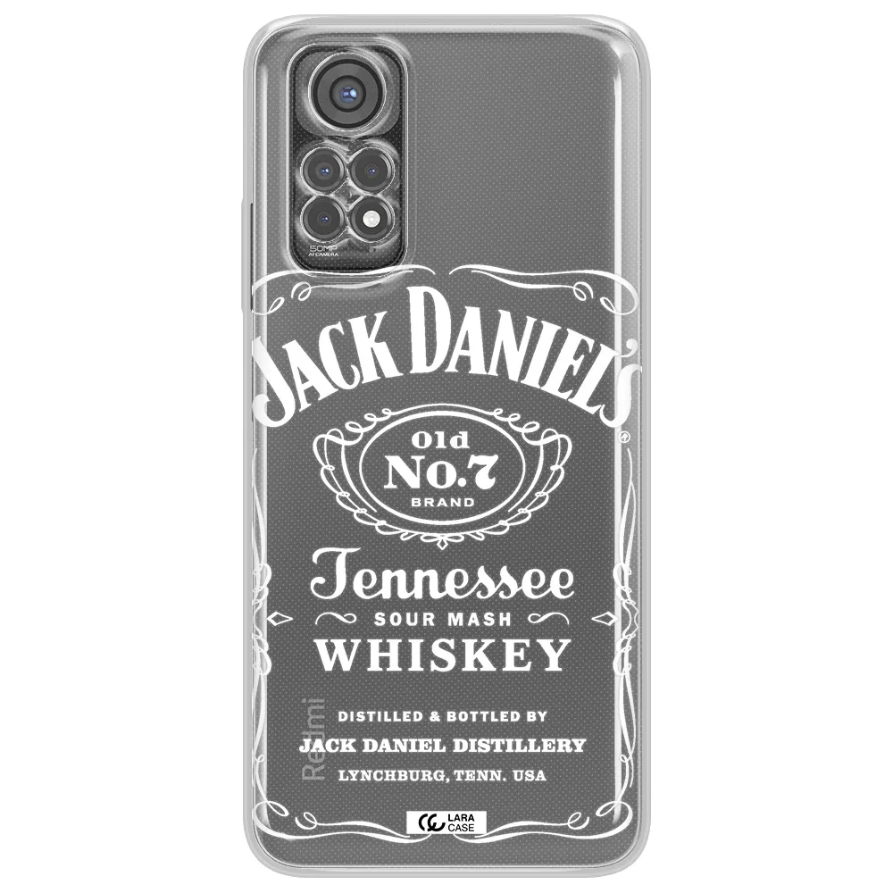 A White Background With Black Dots Xiaomi Redmi Note 11S Clear Tpu Case