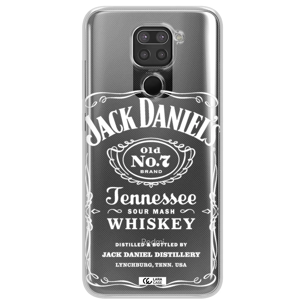 a white background with black dots Xiaomi Redmi Note 9 Clear TPU Case