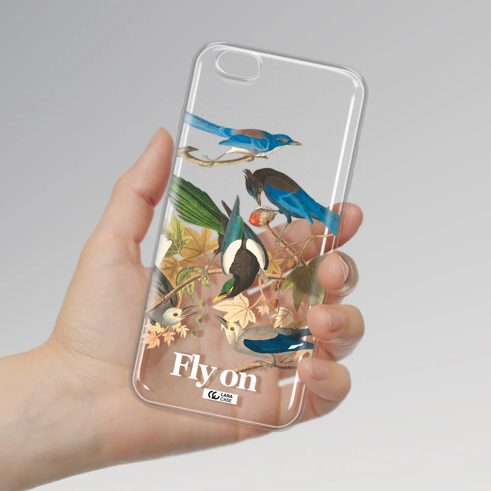 a group of birds on a branch Apple iPhone 6 s plus Clear TPU Case