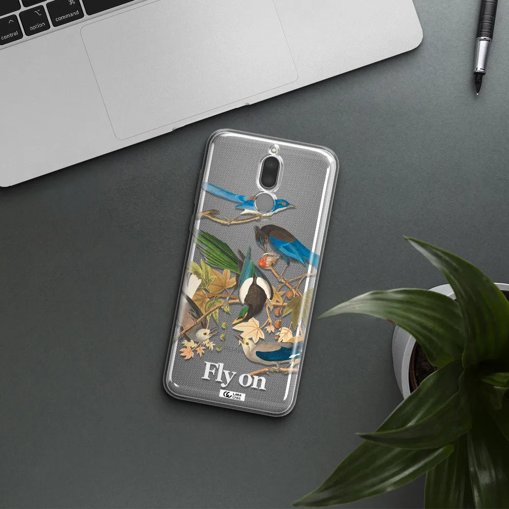 a group of birds on a branch Huawei Mate 10 Lite Clear TPU Case