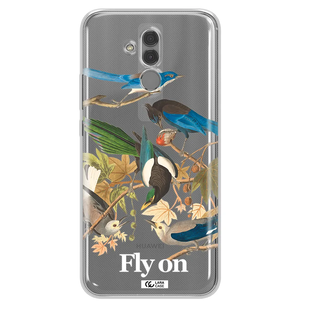 a group of birds on a branch Huawei Mate 20 Lite Clear TPU Case