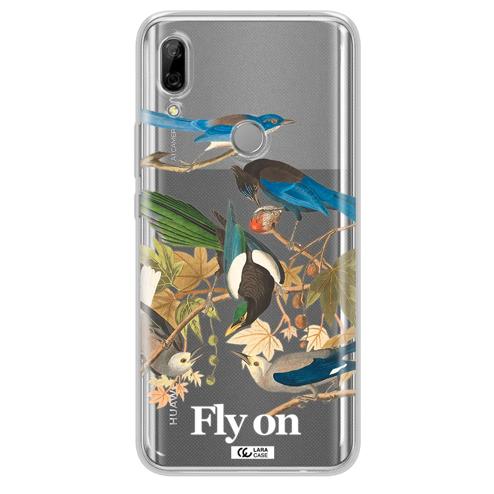 a group of birds on a branch Huawei P Smart Z Clear TPU Case