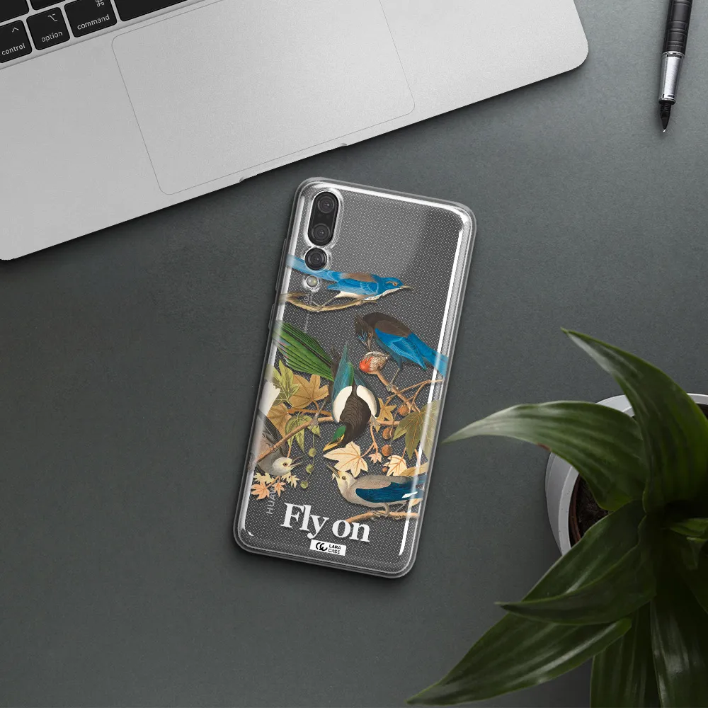 a group of birds on a branch Huawei P20 Pro Clear TPU Case