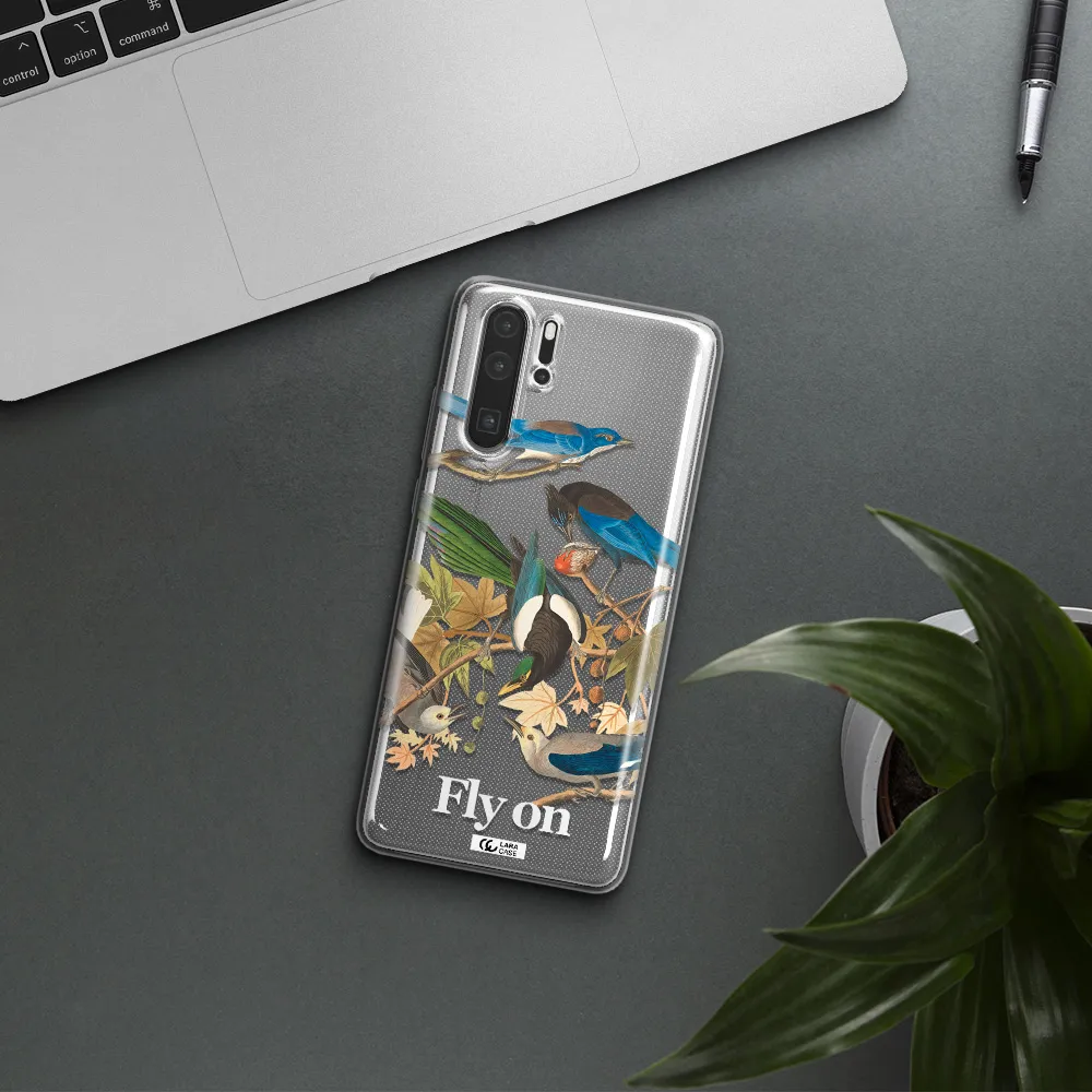 a group of birds on a branch Huawei P30 Pro Clear TPU Case