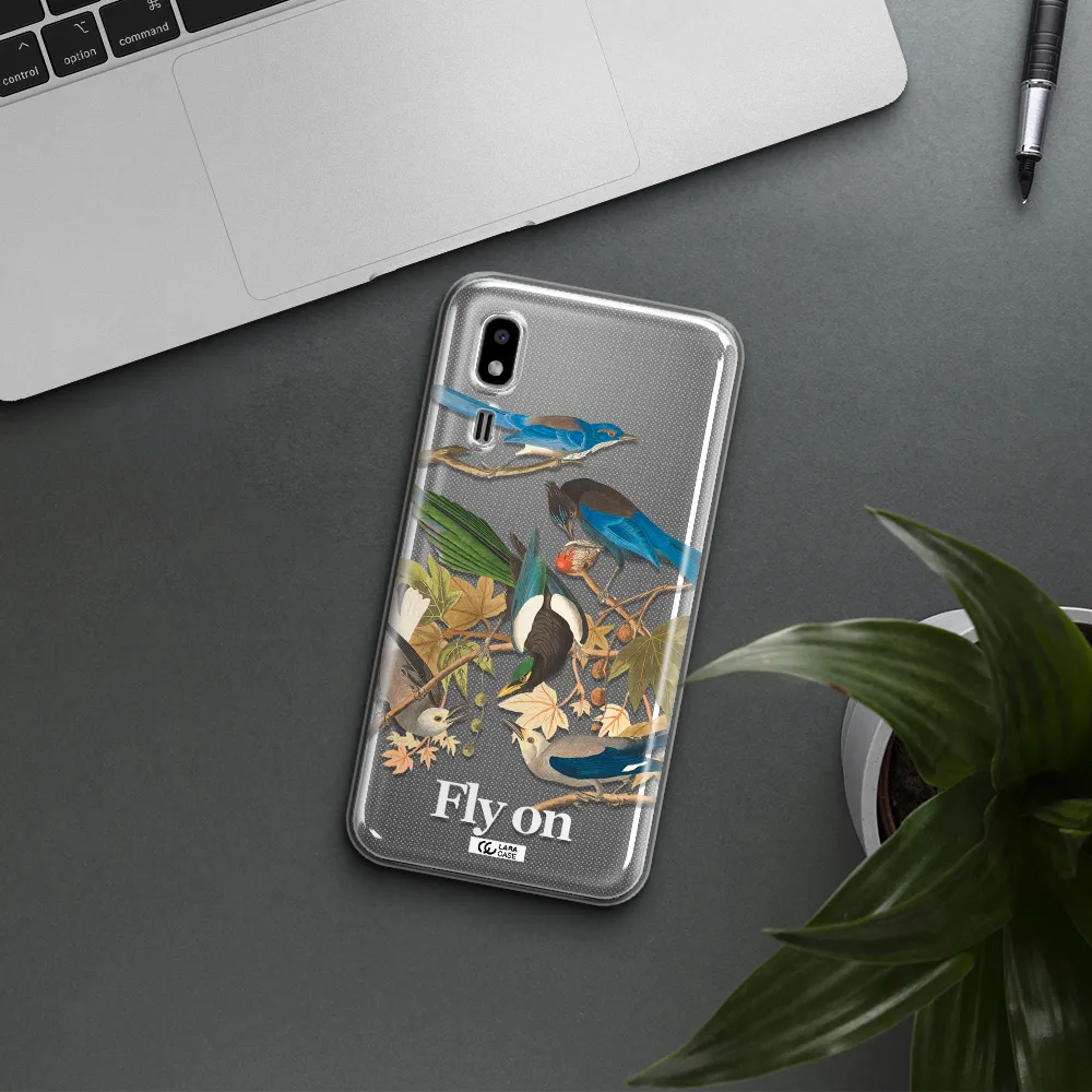 a group of birds on a branch Samsung A2 Core Clear TPU Case