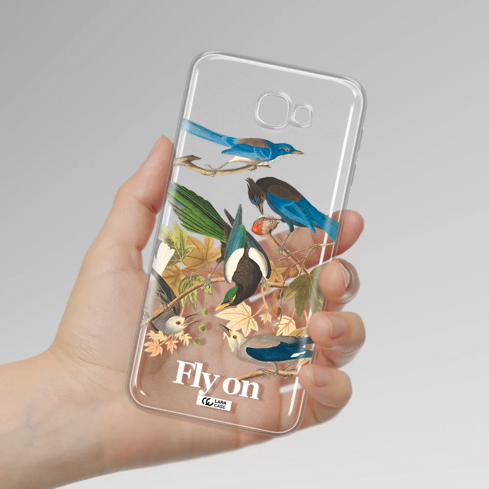 a group of birds on a branch Samsung J5 Prime Clear TPU Case