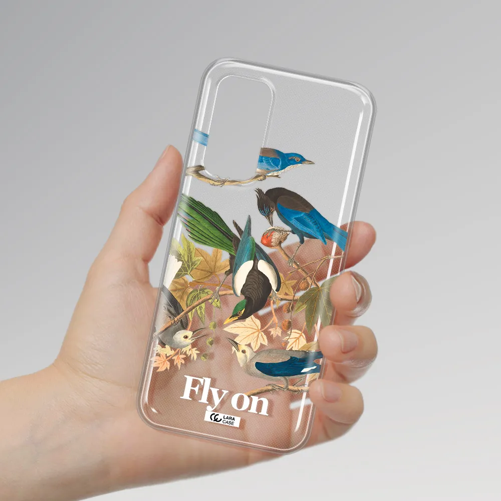 a group of birds on a branch Xiaomi Mi 10T Clear TPU Case