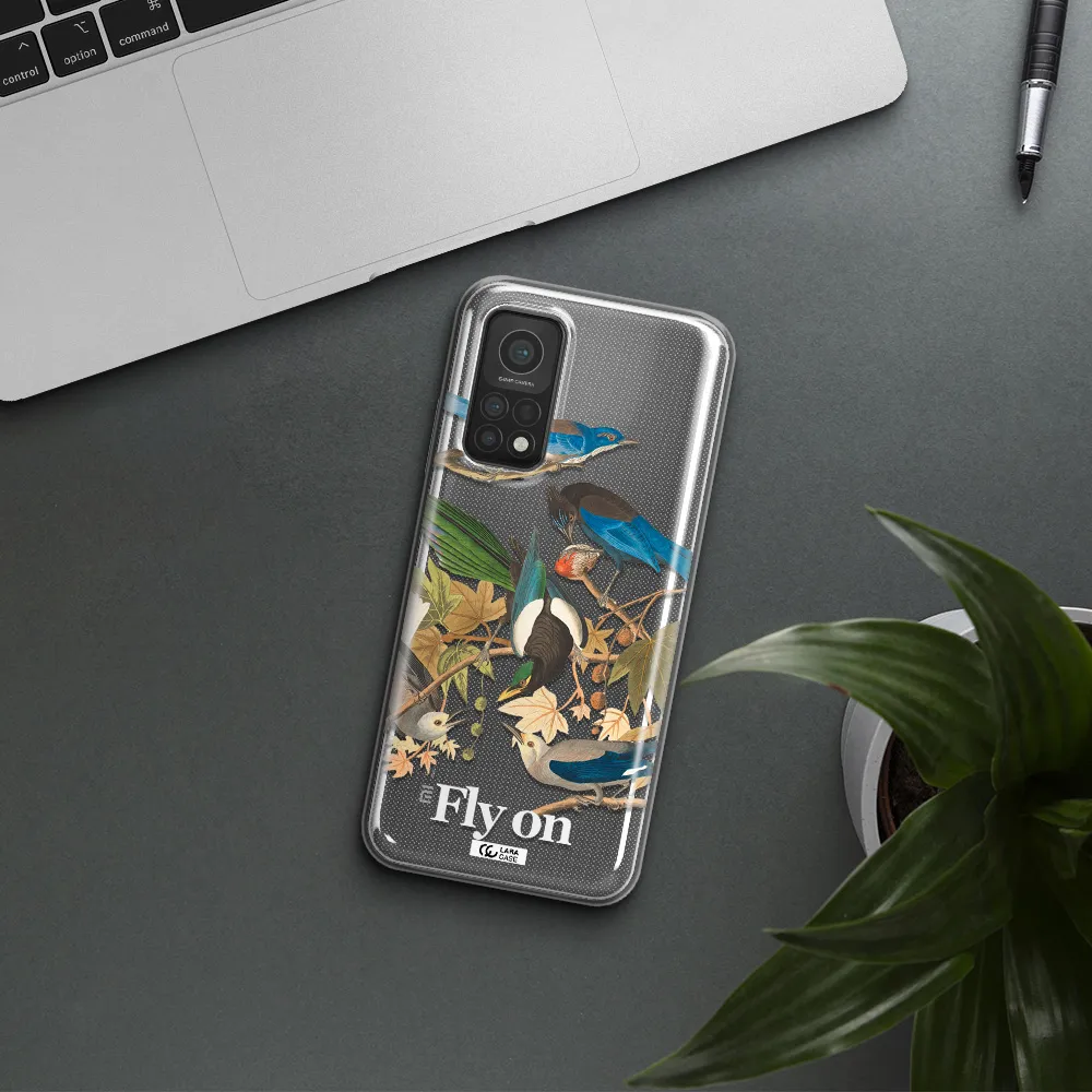 a group of birds on a branch Xiaomi Mi 10T Clear TPU Case