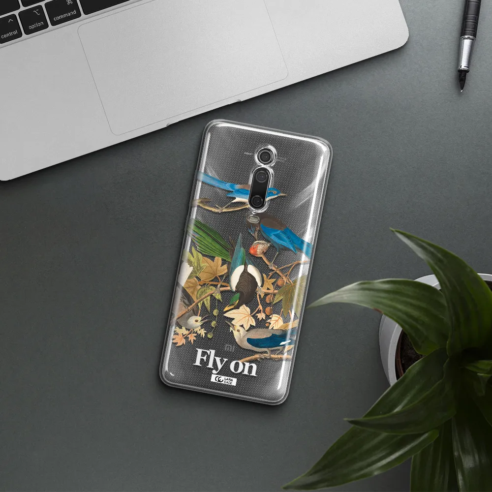 a group of birds on a branch Xiaomi Mi 9T Clear TPU Case