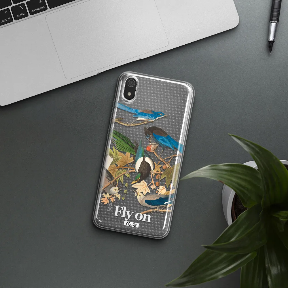 a group of birds on a branch Xiaomi Redmi 7A Clear TPU Case