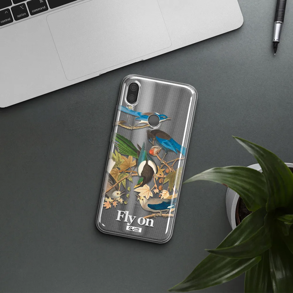 a group of birds on a branch Xiaomi Redmi Note 7 Clear TPU Case