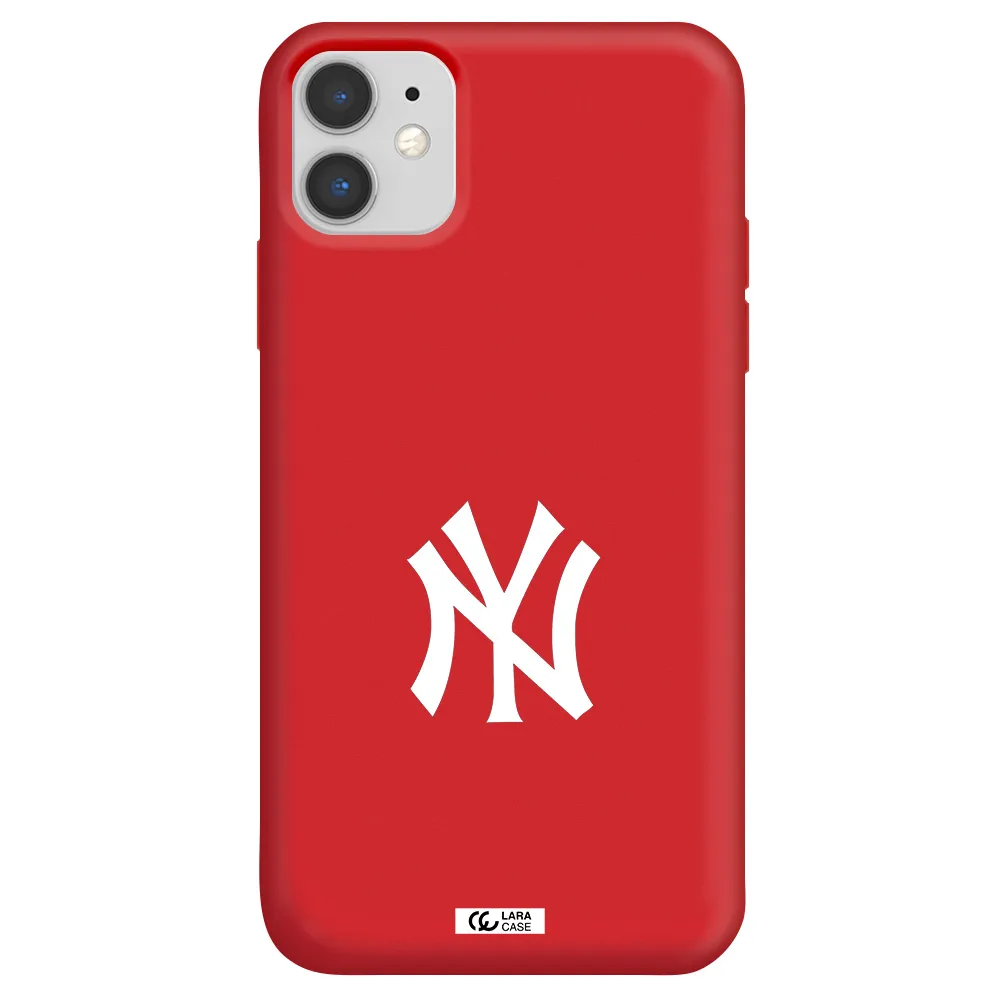 Cute Avocados Apple iPhone 11 Silicone Imperial Red Case