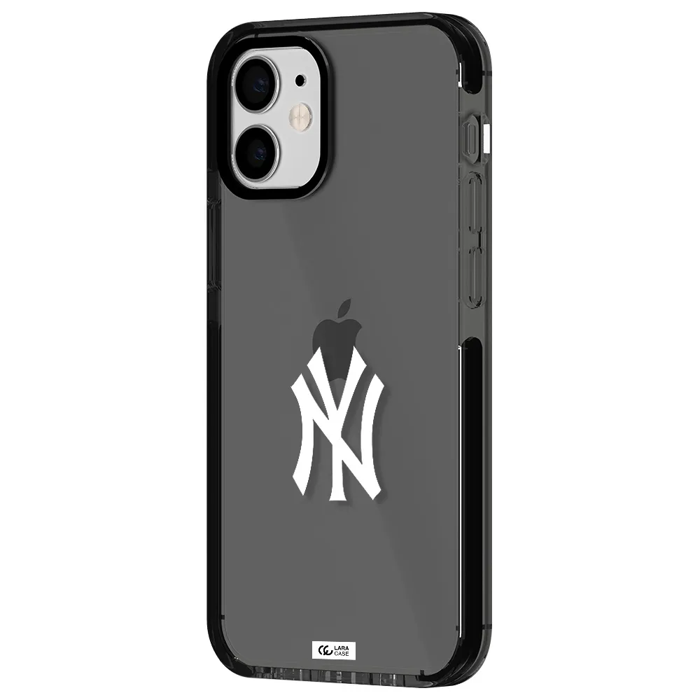 Cute Avocados Apple iPhone 12 mini impact Smoke Black Case