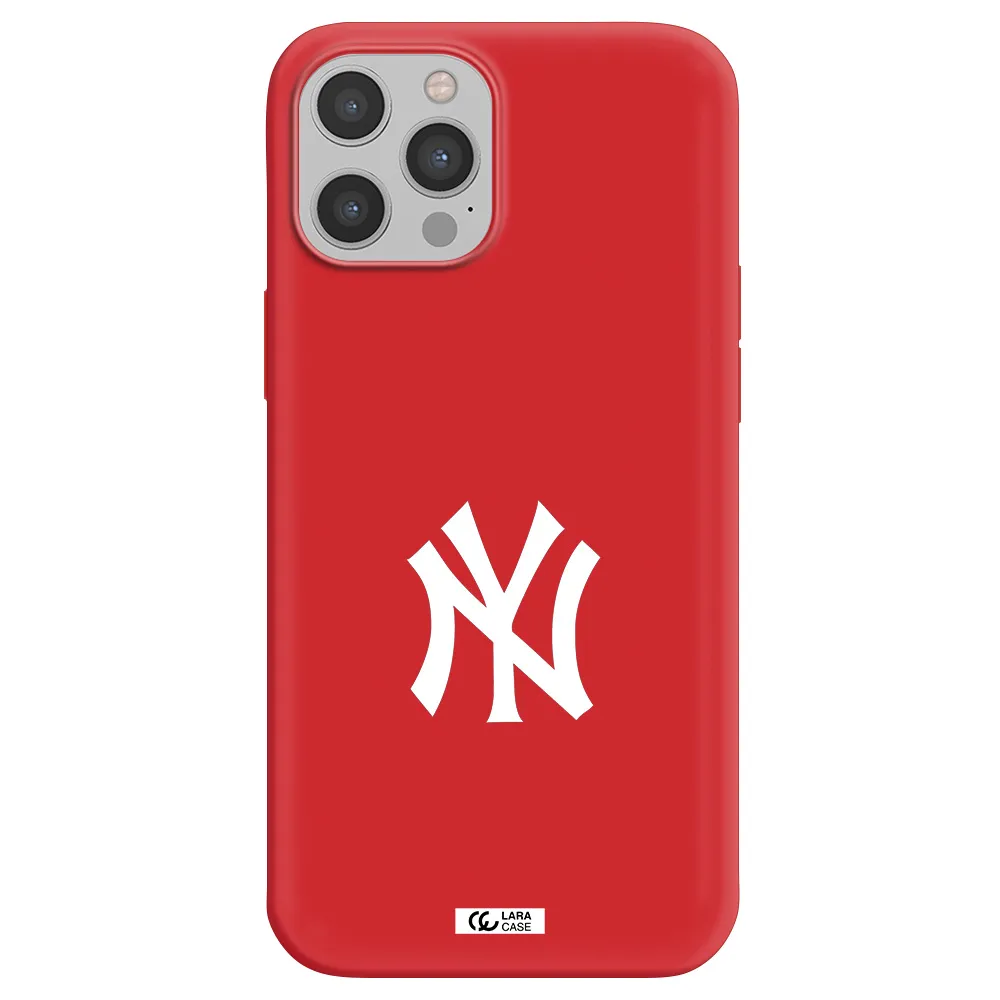 Cute Avocados Apple iPhone 12 pro Silicone Imperial Red Case