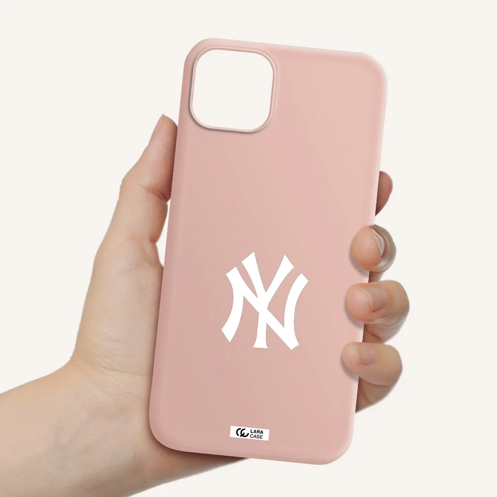 Cute Avocados Apple iPhone 14 Silicone pastel pink Case