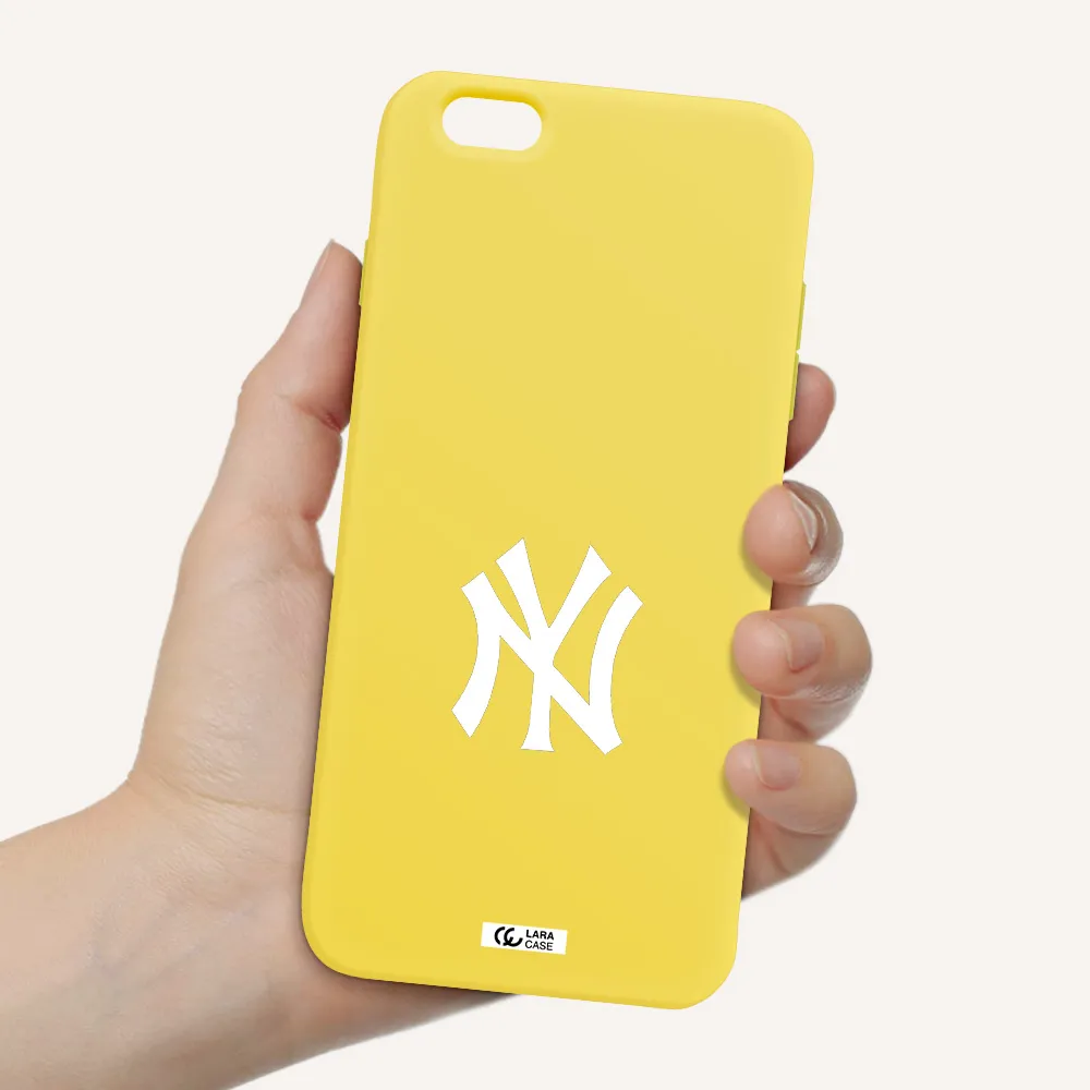 Cute Avocados Apple iPhone 6 plus Silicone canary yellow Case