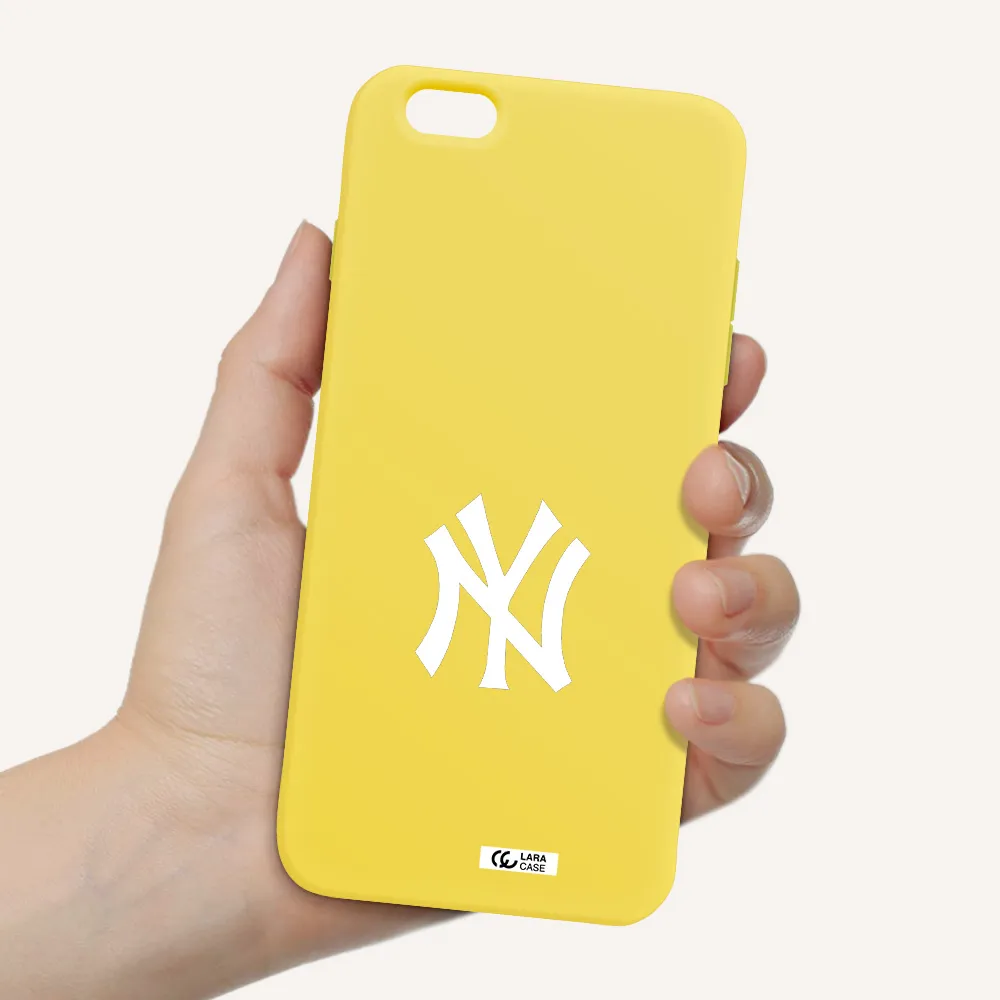 Cute Avocados Apple iPhone 6 s plus Silicone canary yellow Case