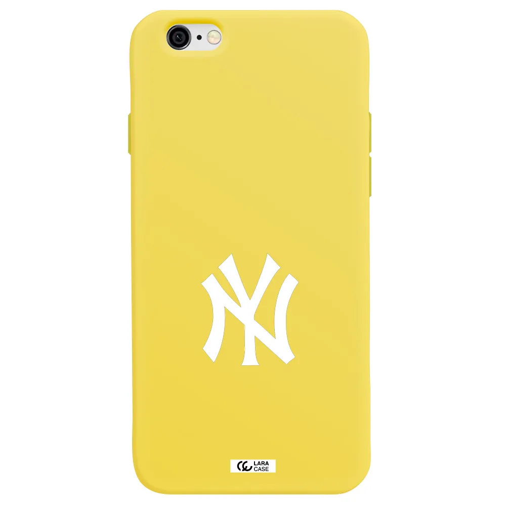 Cute Avocados Apple iPhone 6 Silicone canary yellow Case