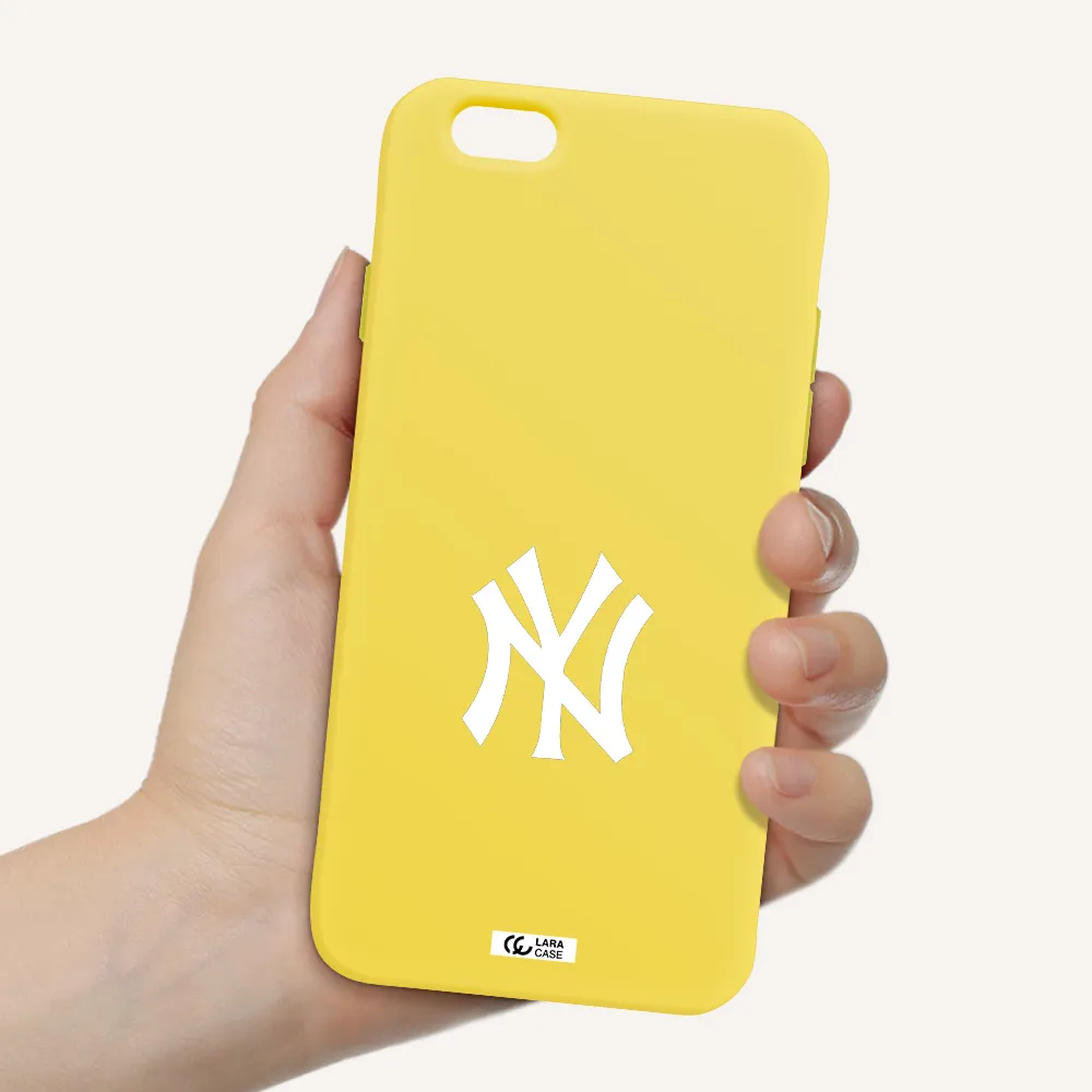 Cute Avocados Apple iPhone 6 Silicone canary yellow Case