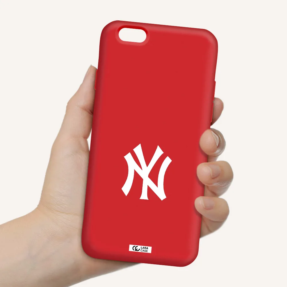 Cute Avocados Apple iPhone 6 Silicone Imperial Red Case