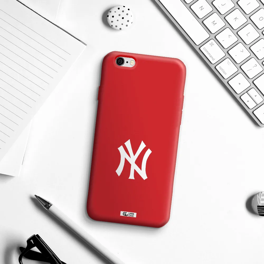 Cute Avocados Apple iPhone 6 Silicone Imperial Red Case