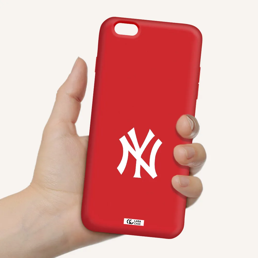 Cute Avocados Apple iPhone 6S Silicone Imperial Red Case