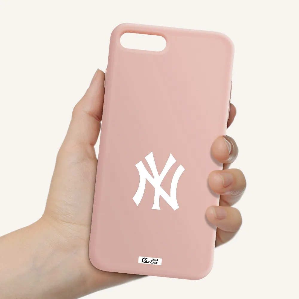 Cute Avocados Apple iPhone 7 plus Silicone pastel pink Case