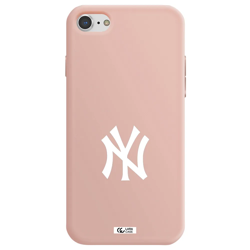 Cute Avocados Apple iPhone 7 Silicone pastel pink Case