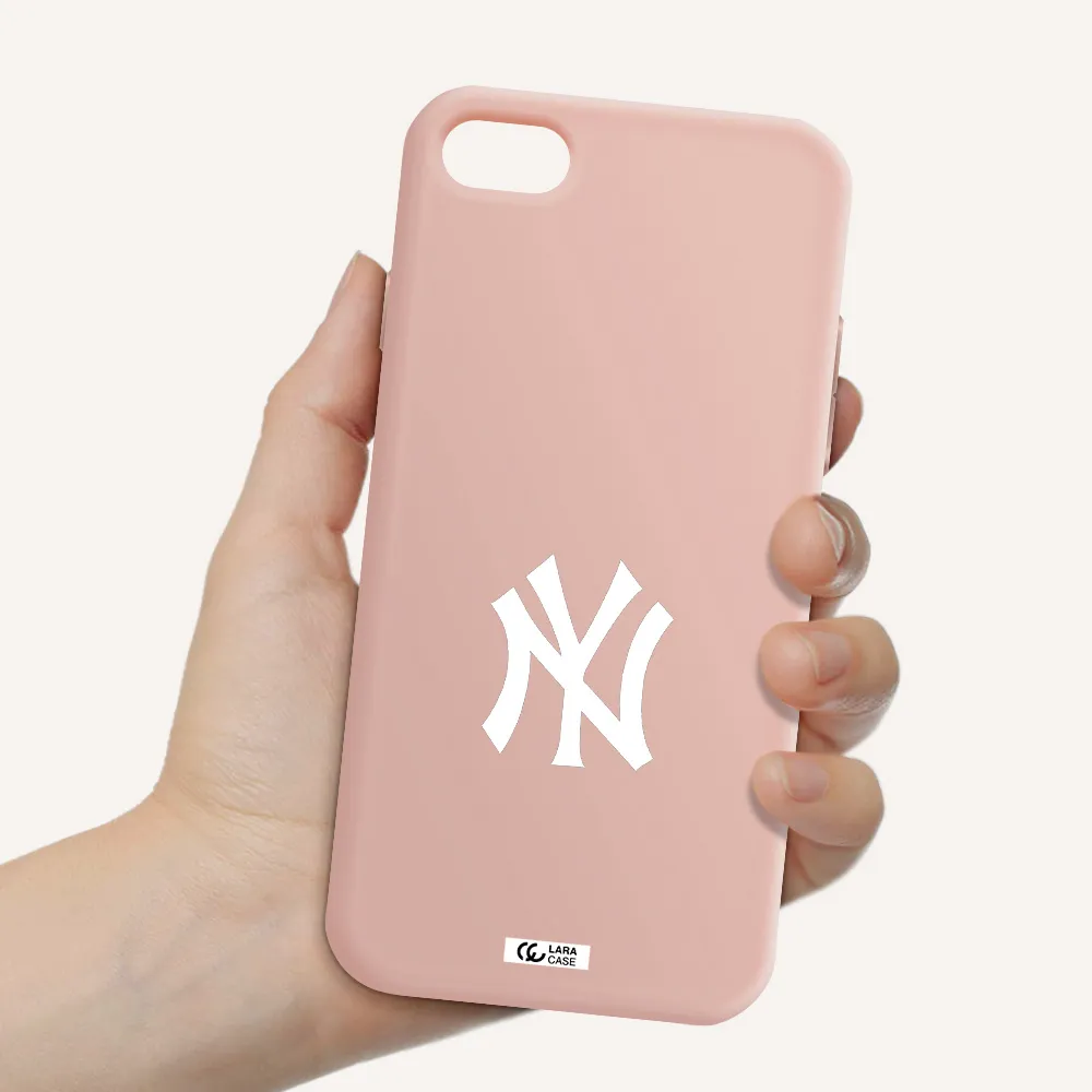 Cute Avocados Apple iPhone 7 Silicone pastel pink Case