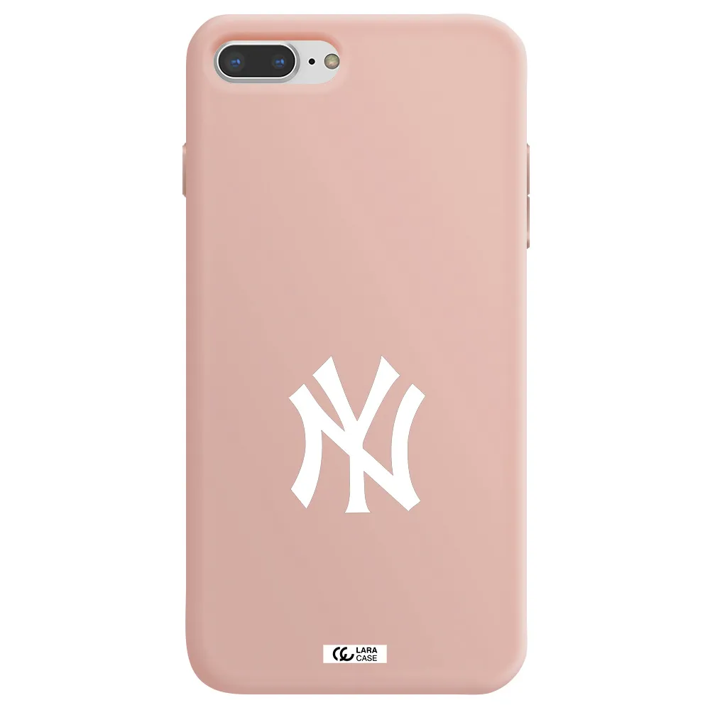 Cute Avocados Apple iPhone 8 plus Silicone pastel pink Case