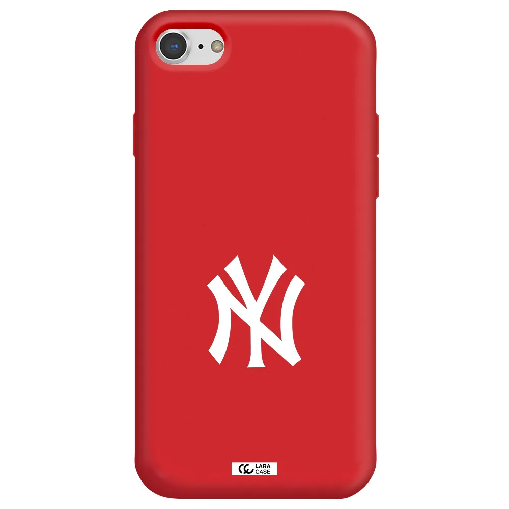 Cute Avocados Apple iPhone 8 Silicone Imperial Red Case