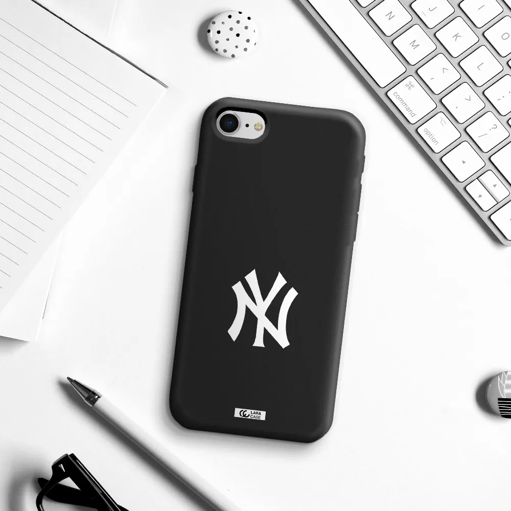 Cute Avocados Apple iPhone se 2020 Silicone black Case