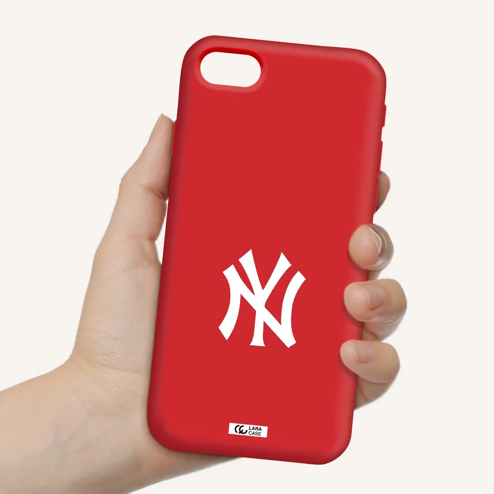 Cute Avocados Apple iPhone se 2020 Silicone Imperial Red Case