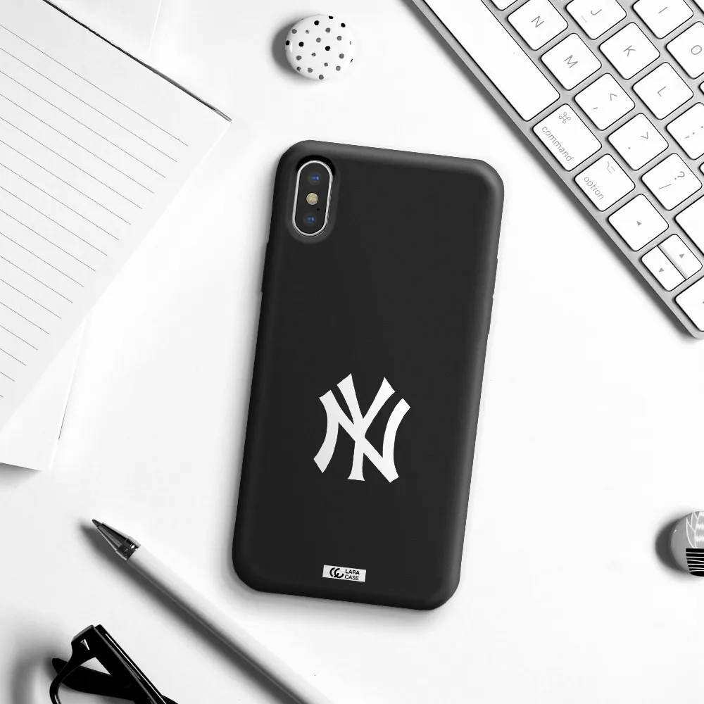 Cute Avocados Apple iPhone X Silicone black Case