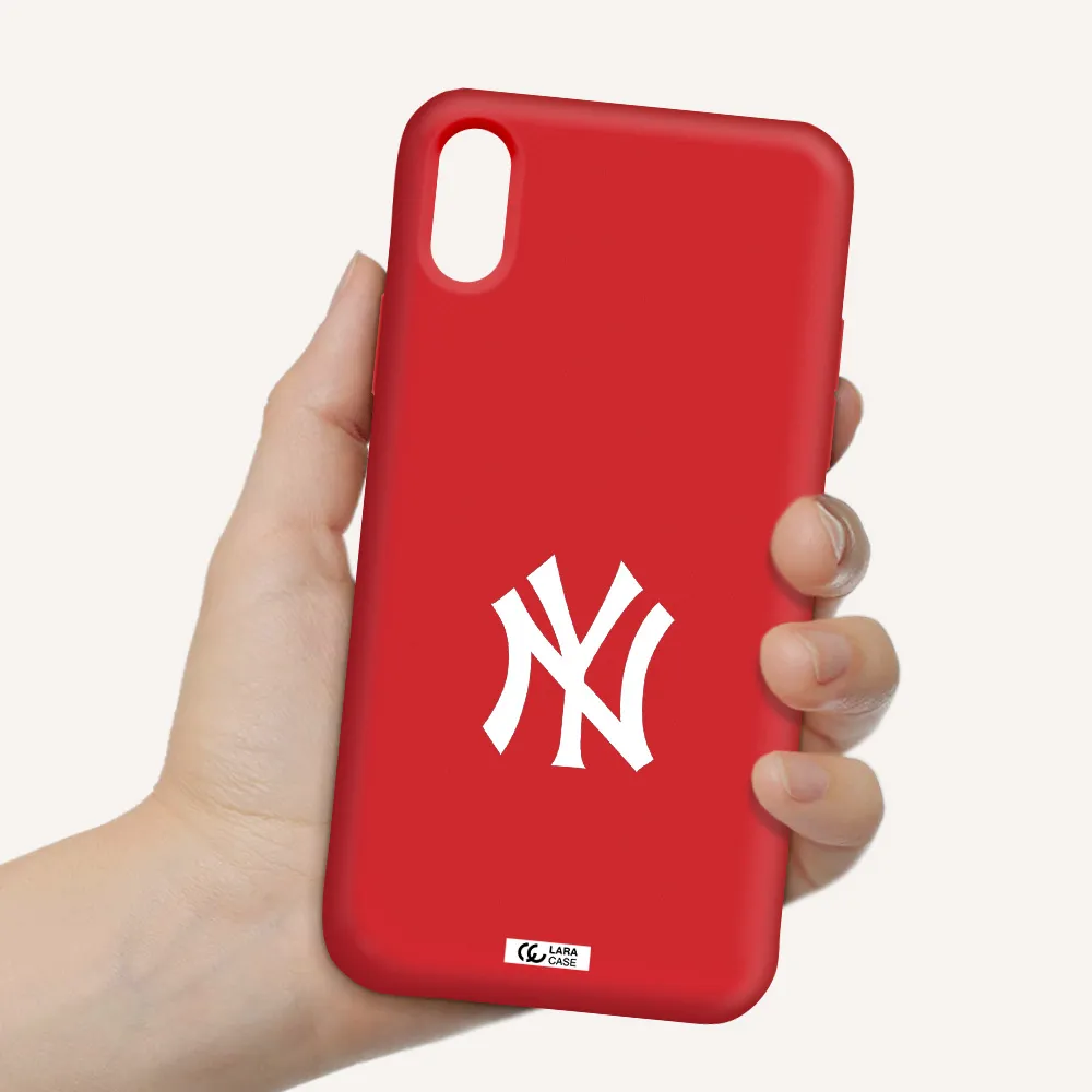 Cute Avocados Apple iPhone X Silicone Imperial Red Case