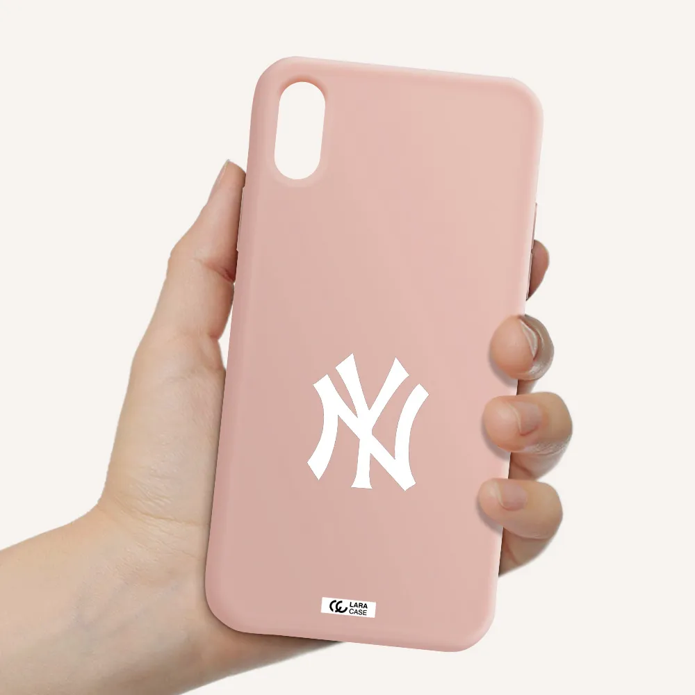 Cute Avocados Apple iPhone X Silicone pastel pink Case