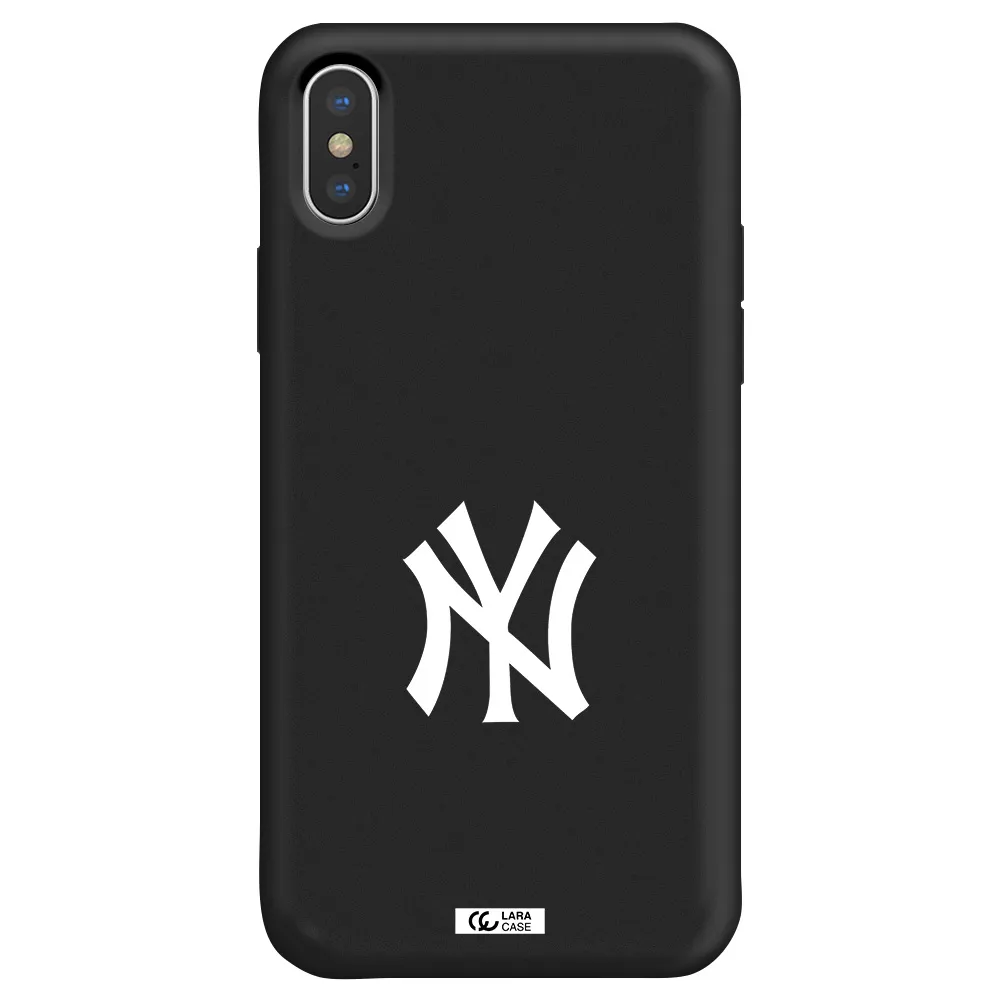 Cute Avocados Apple iPhone XS Silicone black Case