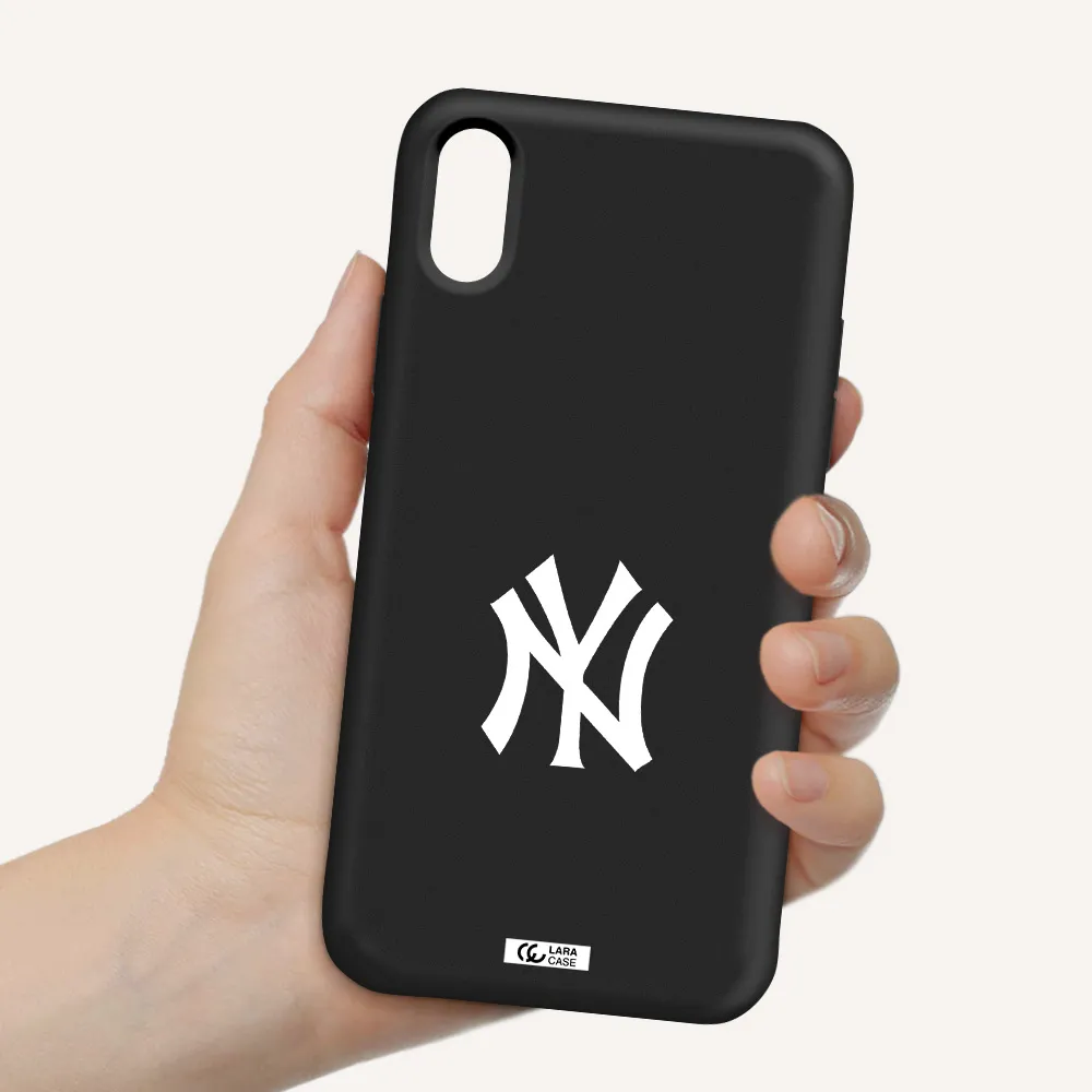 Cute Avocados Apple iPhone XS Silicone black Case