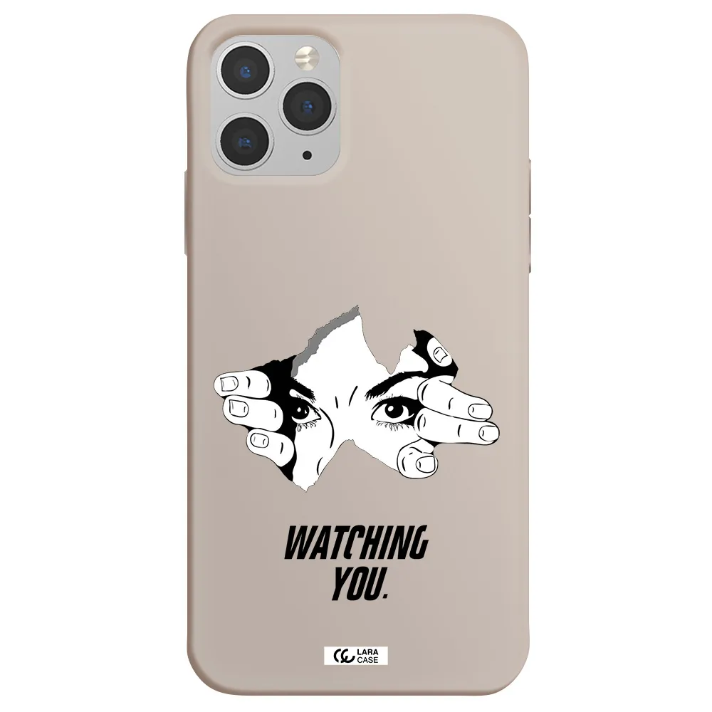 a hand with a hole in the wall Apple iPhone 11 pro max Silicone Stone Case
