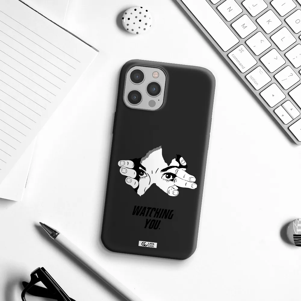 a hand with a hole in the wall Apple iPhone 12 pro max Silicone black Case