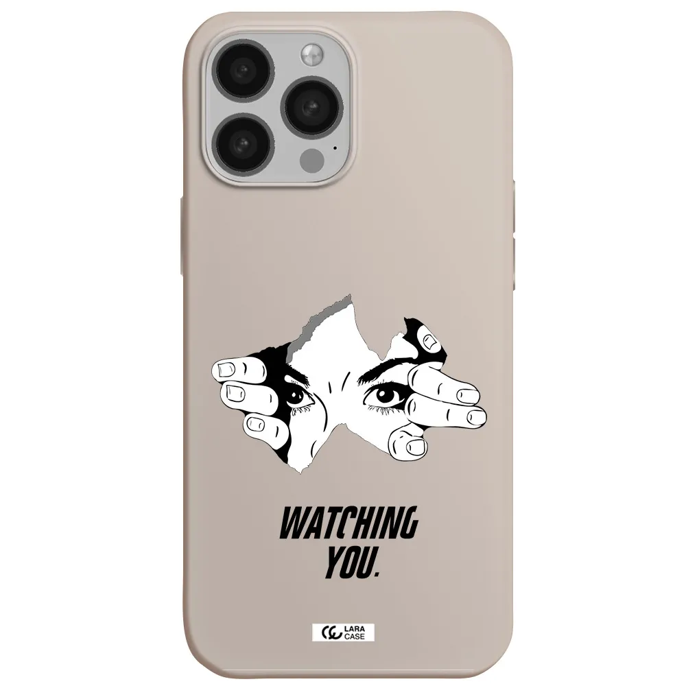 a hand with a hole in the wall Apple iPhone 13 Pro Max Silicone Stone Case