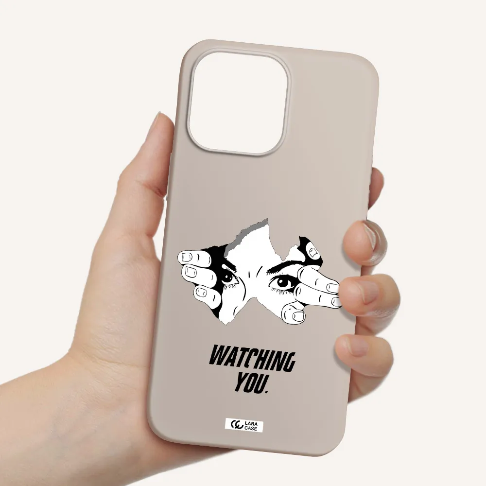 a hand with a hole in the wall Apple iPhone 14 pro max Silicone Stone Case