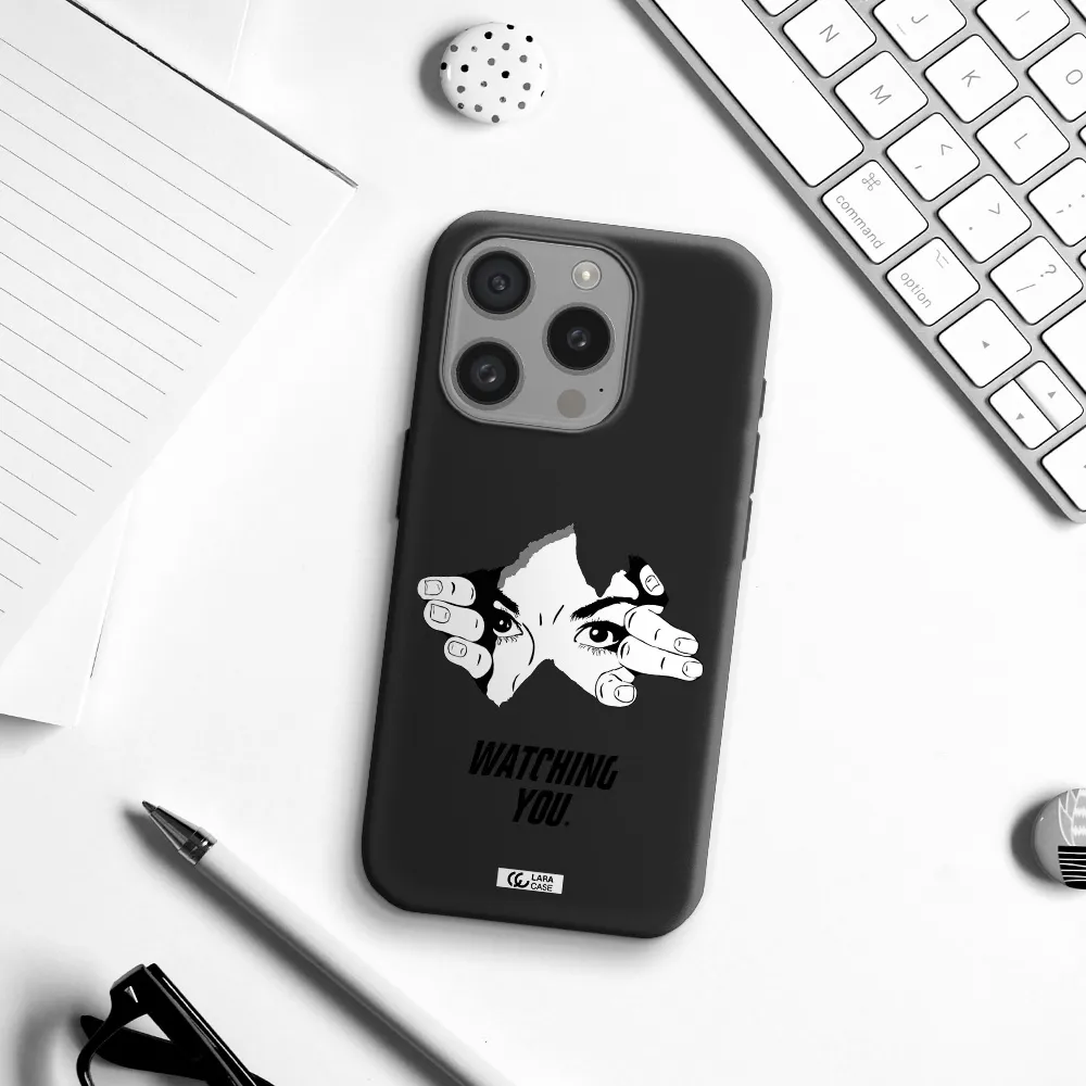 A Hand With A Hole In The Wall Apple Iphone 15 Pro Silicone Black Case