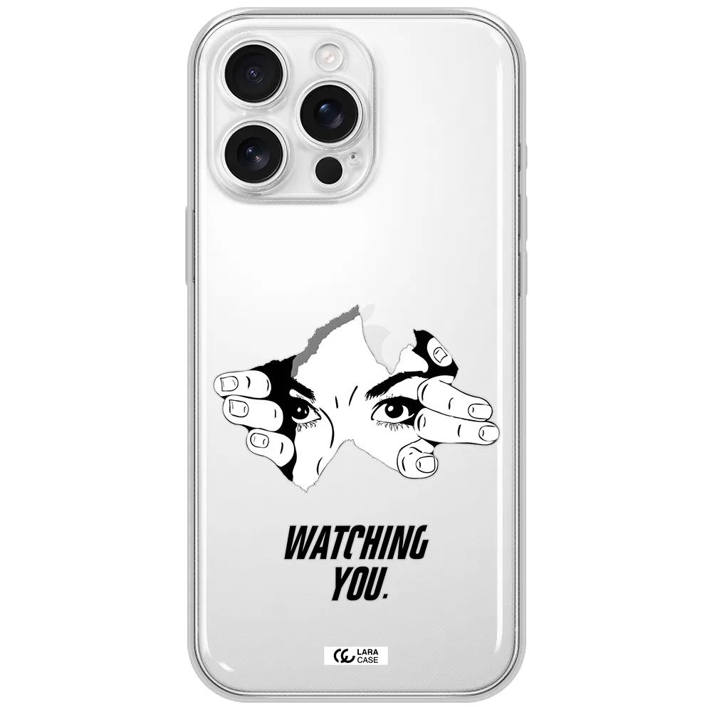 A Hand With A Hole In The Wall Apple Iphone 16 Pro Max Clear Tpu Case