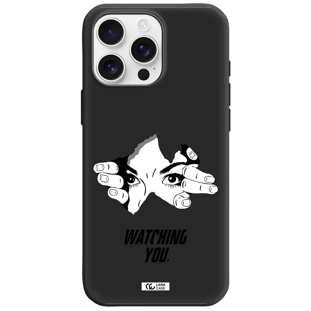 A Hand With A Hole In The Wall Apple Iphone 16 Pro Max Silicone Black Case