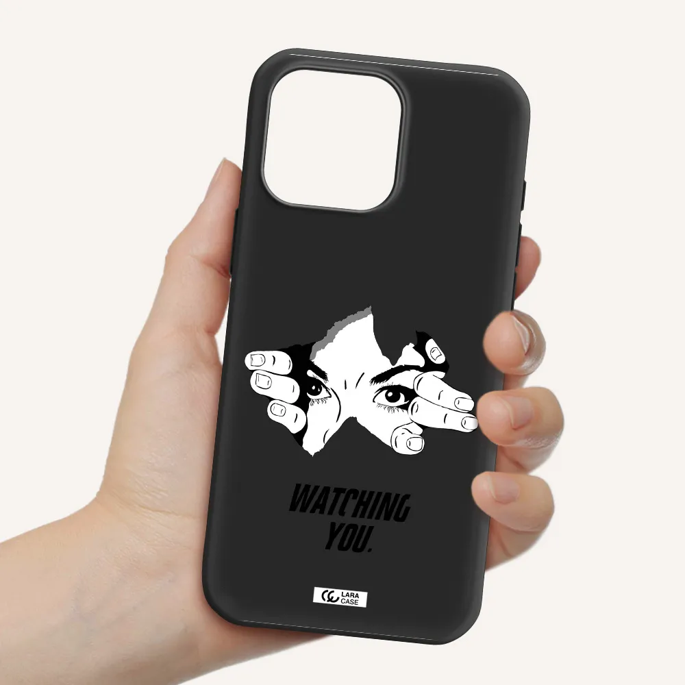 A Hand With A Hole In The Wall Apple Iphone 16 Pro Max Silicone Black Case