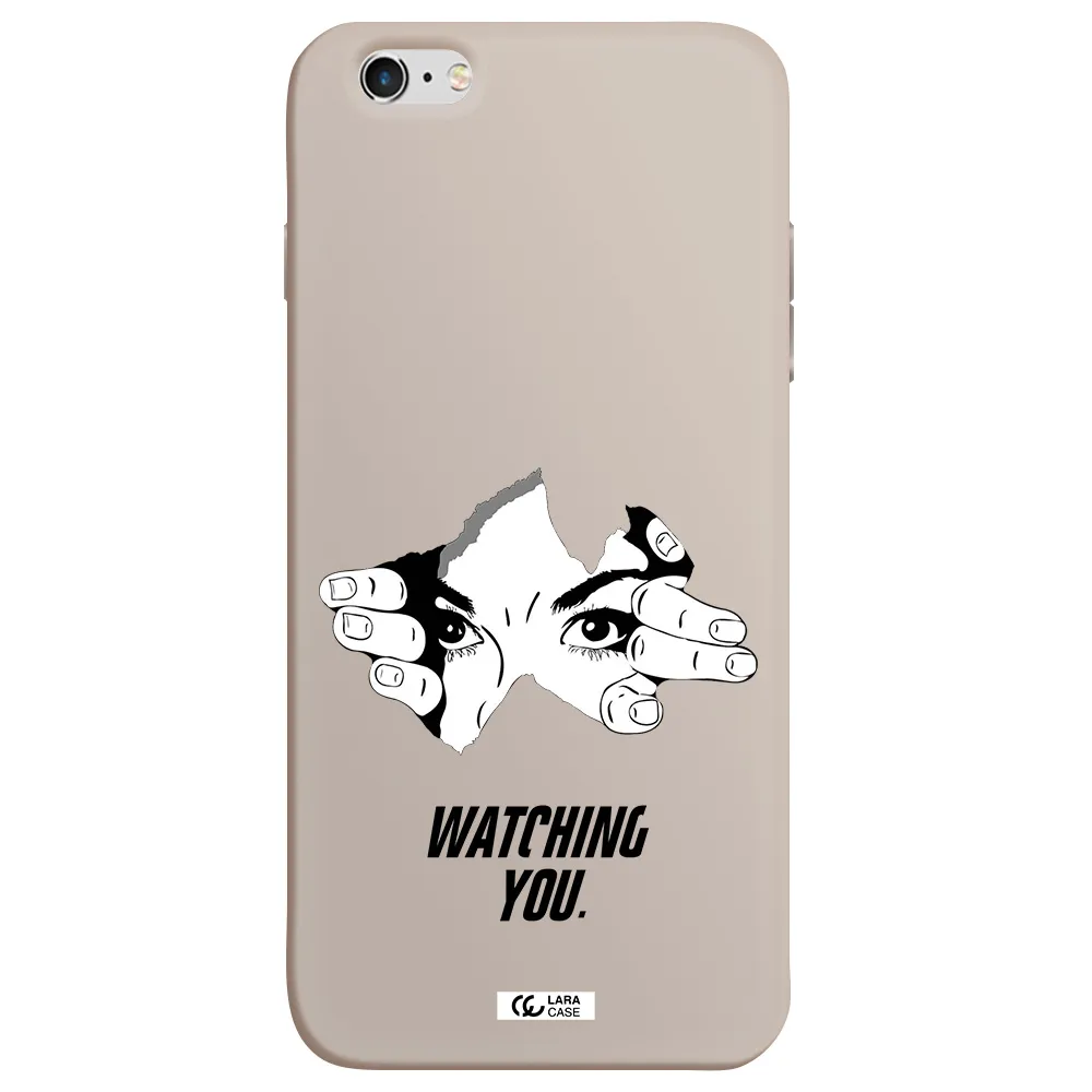 a hand with a hole in the wall Apple iPhone 6 plus Silicone Stone Case