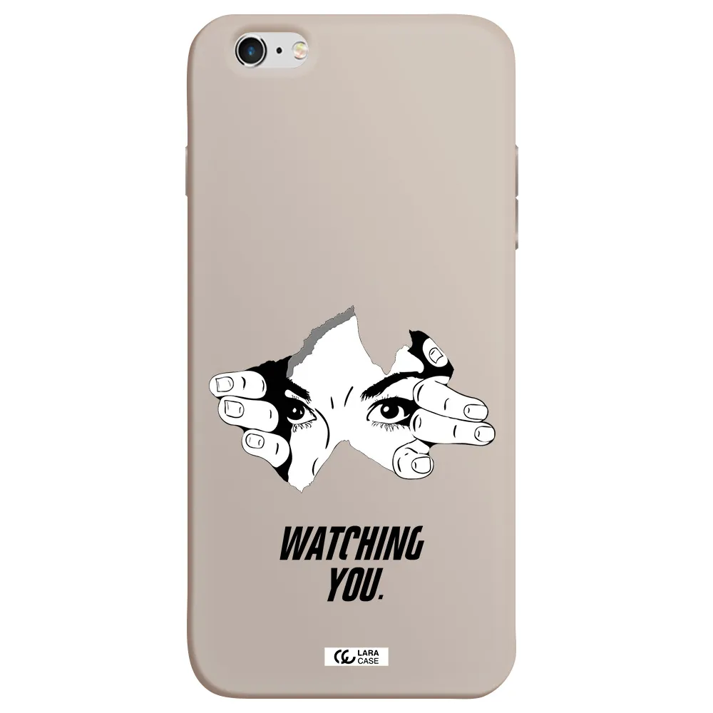 a hand with a hole in the wall Apple iPhone 6 s plus Silicone Stone Case