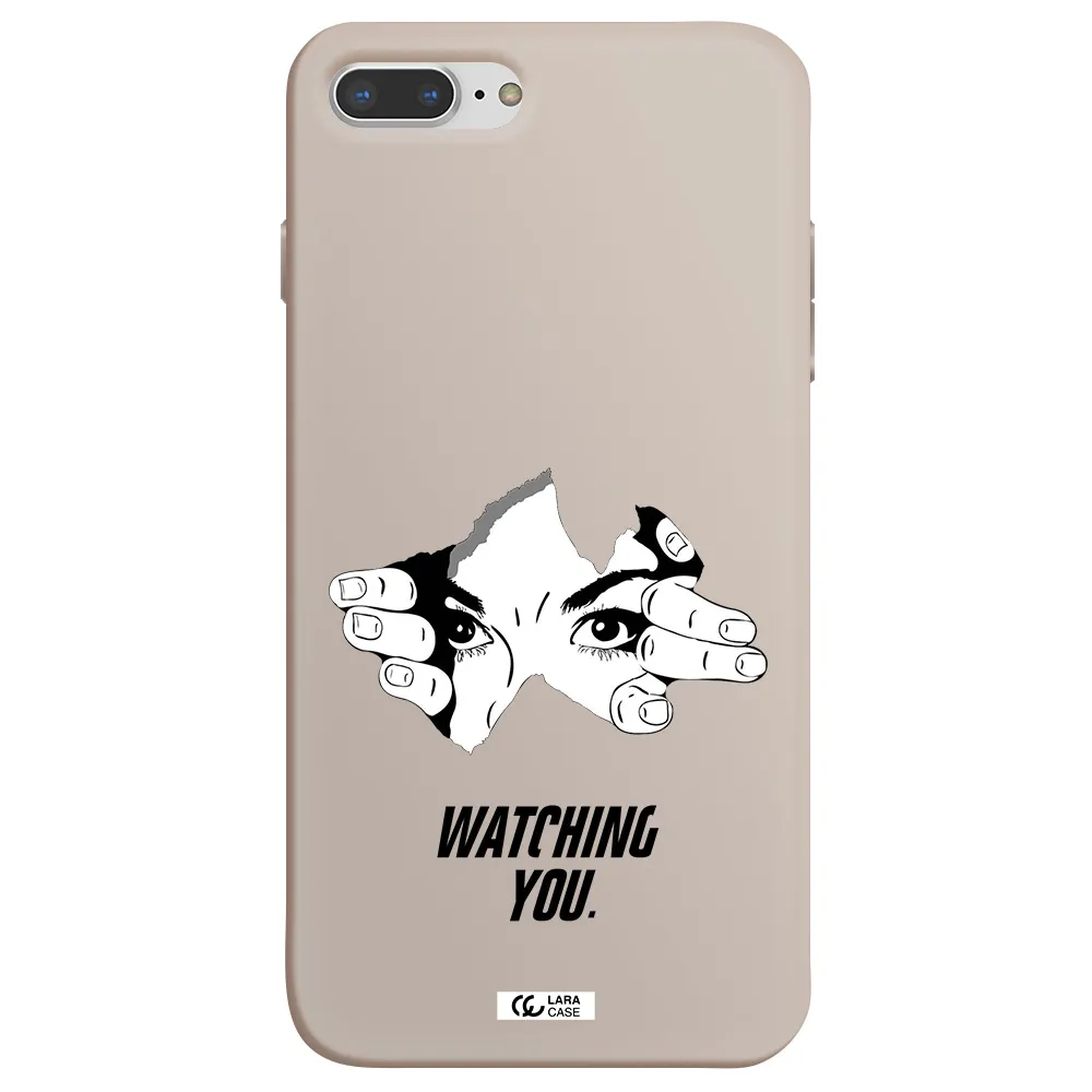 a hand with a hole in the wall Apple iPhone 7 plus Silicone Stone Case