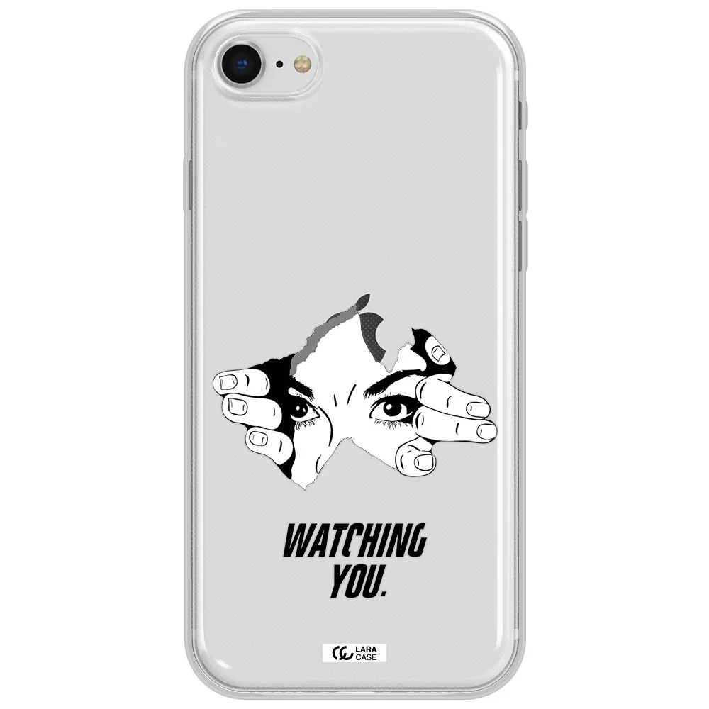 A Hand With A Hole In The Wall Apple Iphone Se 2020 Clear Tpu Case